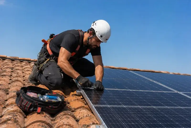 Maintenance et monitoring de panneaux solaires à Chapeiry
