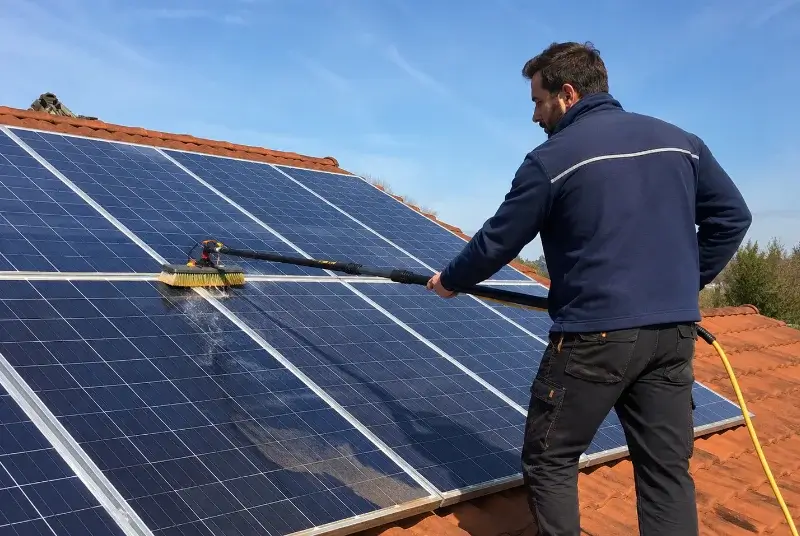 Nettoyage et entretien de panneaux solaires à Chapeiry